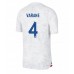 Ranska Raphael Varane #4 Kopio Vieras Pelipaita MM-kisat 2022 Lyhyet Hihat
